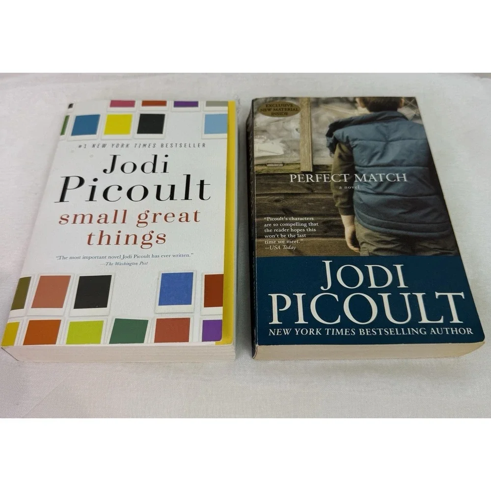 Small Great Things And Perfect Match by Picoult, Jodi 2 For 1 Drama Suspense